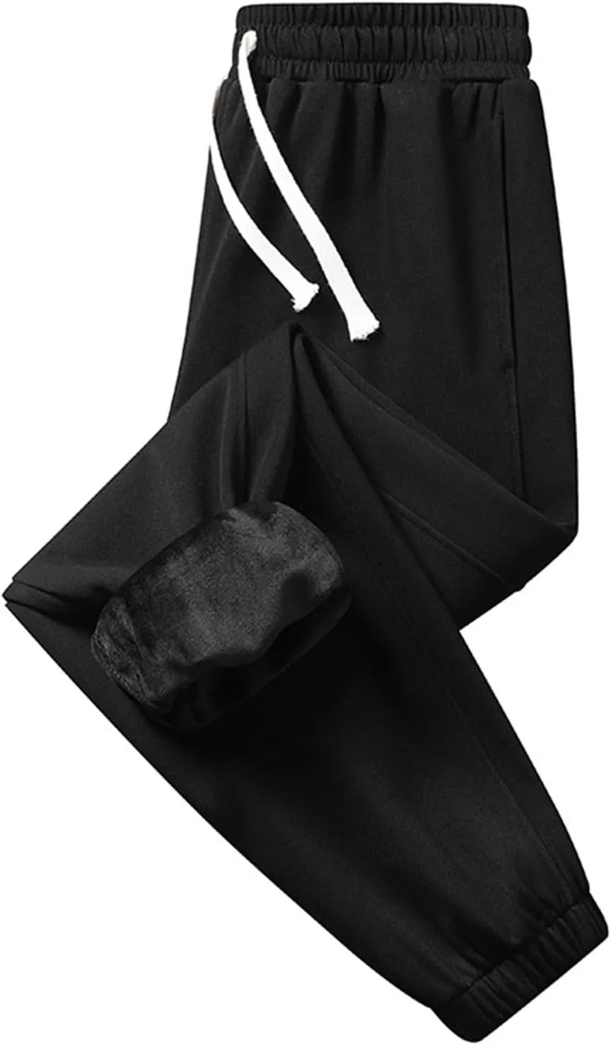 2023 Mens Lightweight Sweatpants Loose Athletic Workout Joggers Stylish Elastic Waist Drawstring Trousers Plus Size Bottoms