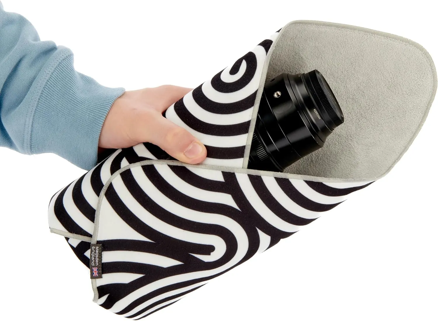 3 Legged Thing Wrapz- Protective, self-Adhesive, re-usable, Water-Resistant, Lightweight Cloth wrap for Camera Lens Laptop Smartphone Tablet Gaming Consoles Binoculars Electronics (WRAPZ-SWIRL-PACK)