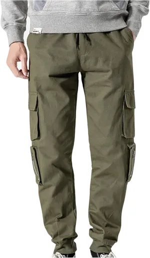 Chinos Pants Men Slim Fit Summer Men Fashion Sports Cargo Pants Straight Leg Loose Shorts Beach Pants