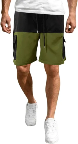Chinos Pants Men Slim Fit Summer Men Fashion Sports Cargo Pants Straight Leg Loose Shorts Beach Pants