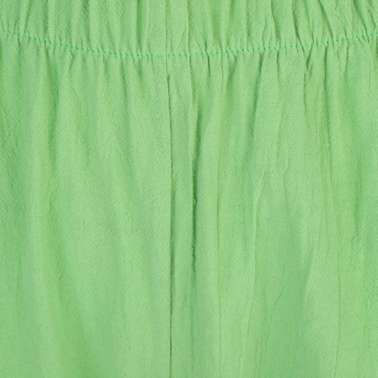 Cotton Linen Pants for Women Casual Capri Pant Plus Size Wide Leg Palazzo Summer Cropped Elastic Waist Trousers