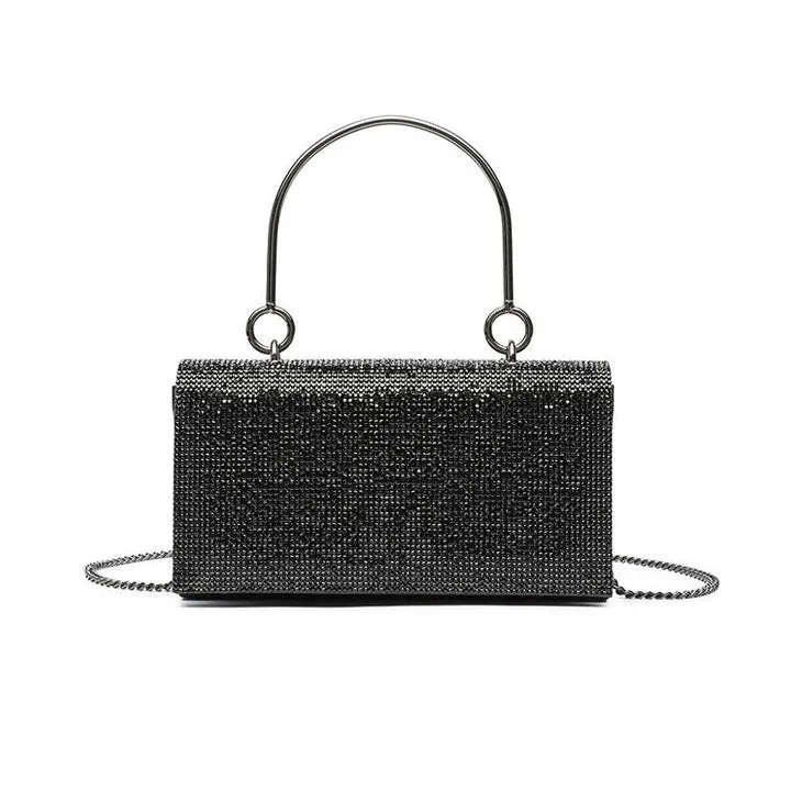 Diamante Full Flap Evening Bag AD 113