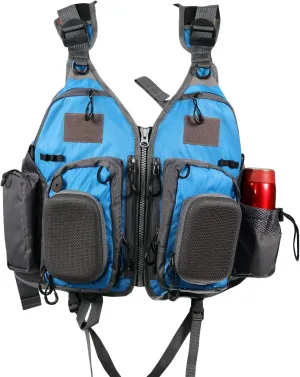 Flygo Fly Fishing Vests Multi Pocket Waistcoat Adjustable Size Gifts for Men and Women