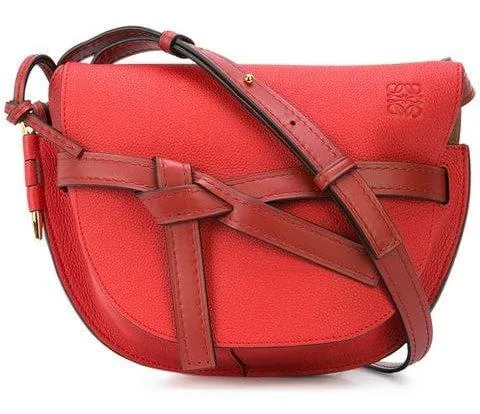 Gate Small Bag - Scarlet Red/Burnt Red or Petroleum Blue/Cypress