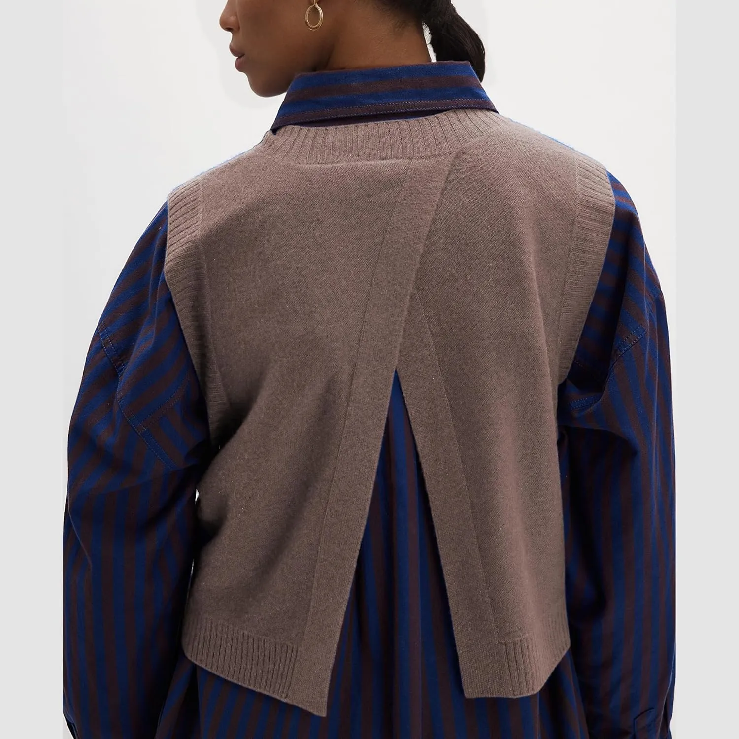 Hixiaohe Sleeveless Sweater Vest for Women Trendy Crewneck Knit Vests Cute Lightweight Pullover Tank Tops Casual Outfits
