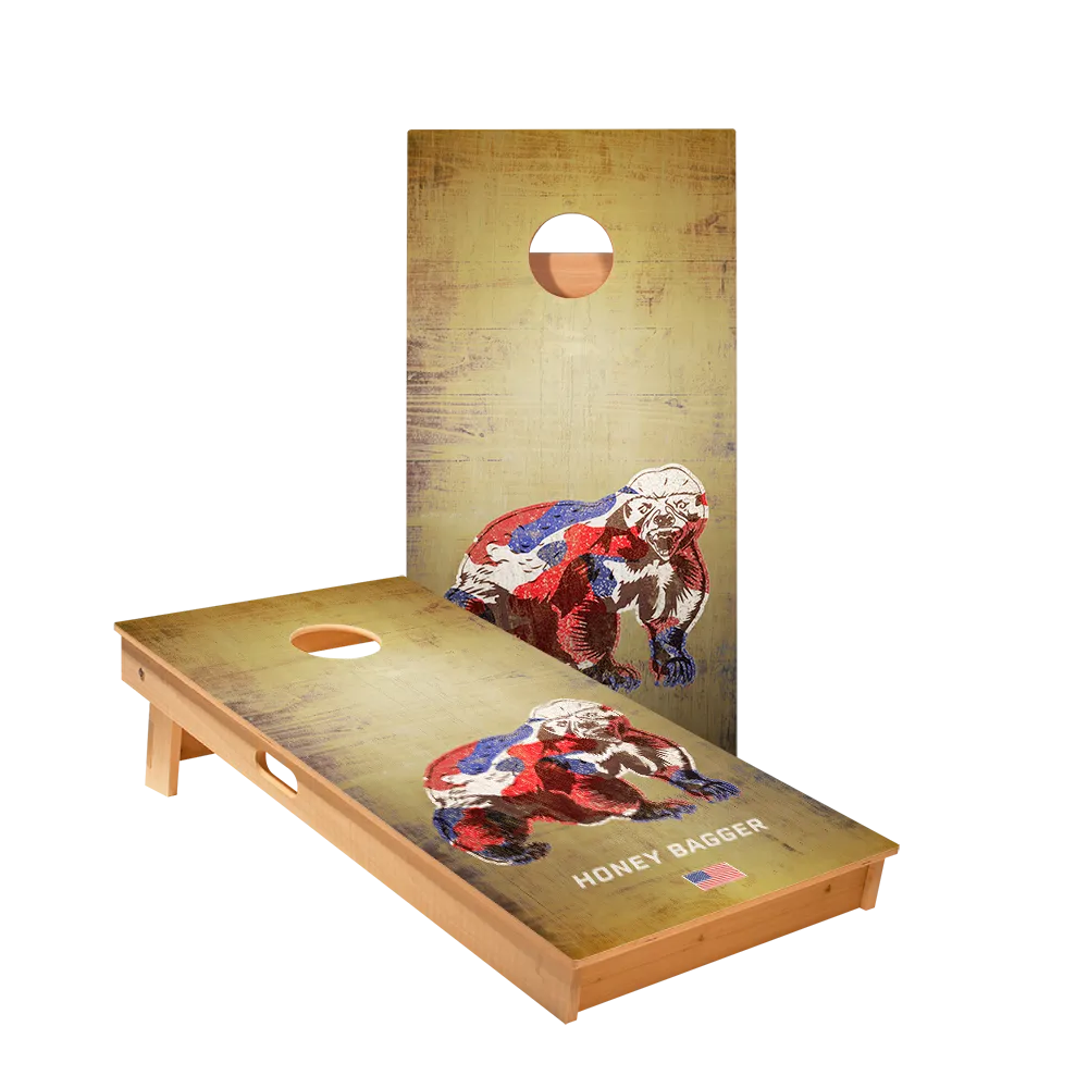 Honey Bagger Star Cornhole Boards
