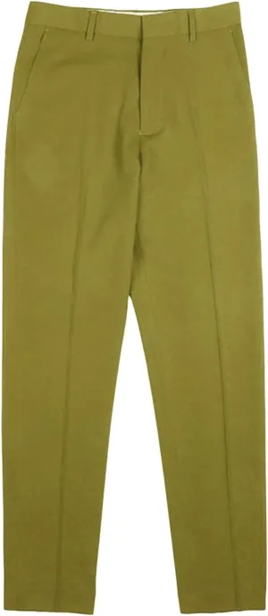 JEShifangjiusu Men's Flat Front Straight Fit Dress Pant Casual Skinny Stretch Chinos Pants Slim Fit Business Pant with Pocket (30,Green), Green, 30