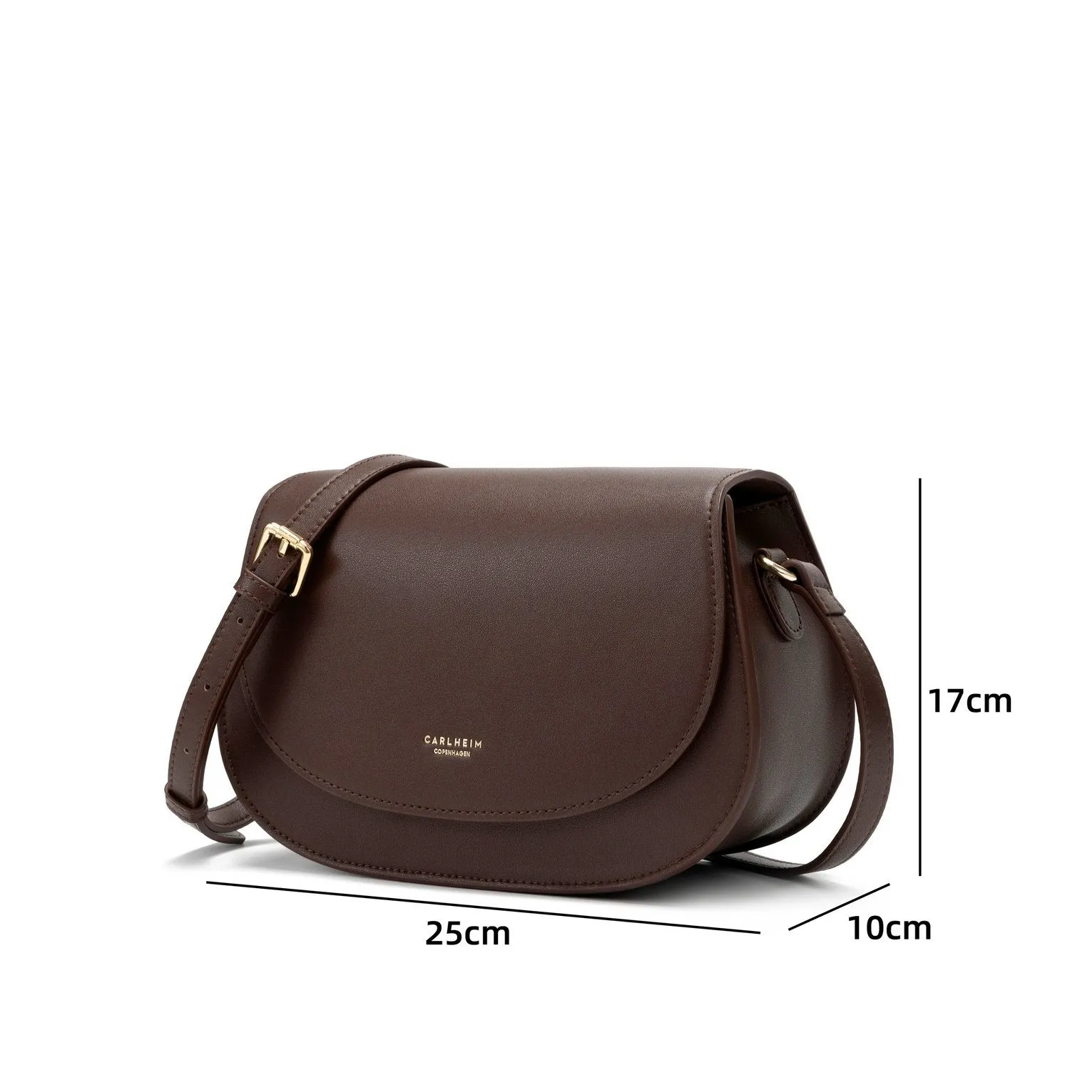 Jolie Genuine Leather Handbag (Brown)