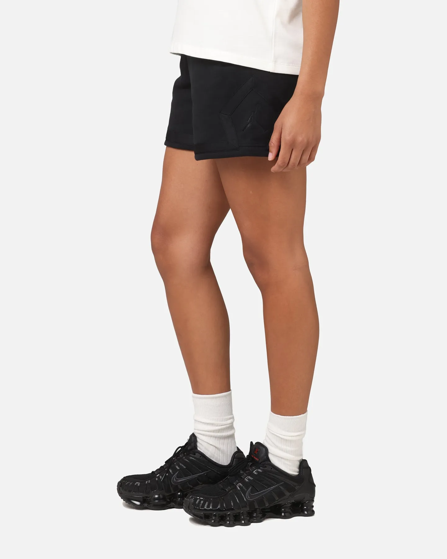 Jordan Women's Flight Fleece Diamond Shorts Midnight Navy
