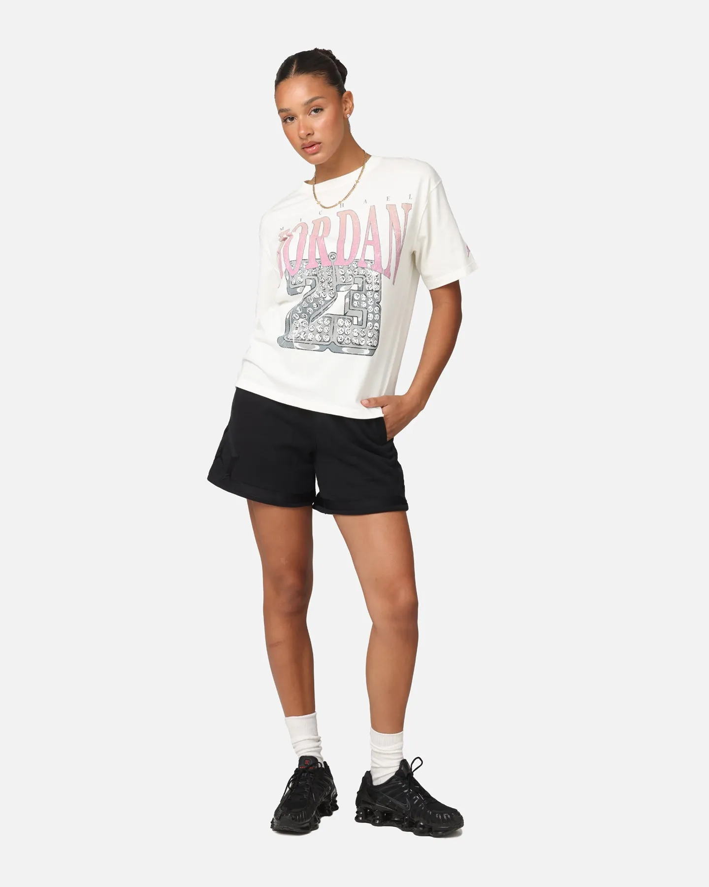 Jordan Women's Flight Fleece Diamond Shorts Midnight Navy