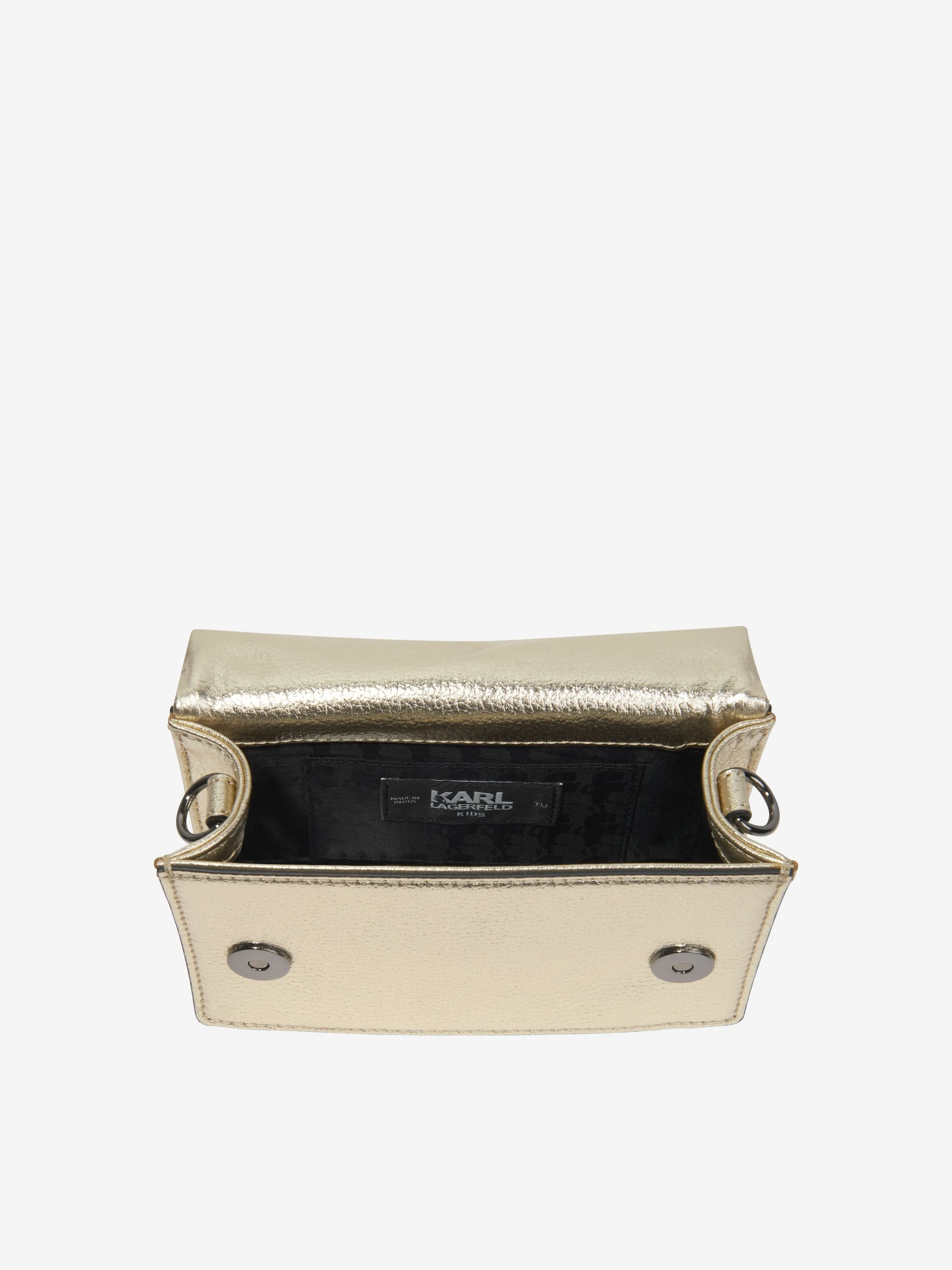 Karl Lagerfeld Girls Choupette Crossbody Bag in Gold