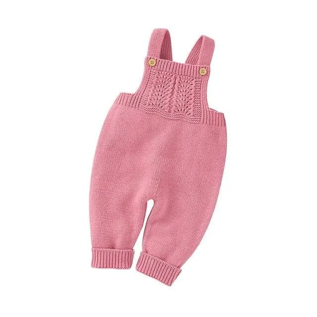 Knitted Cardigan Jumpsuit Set