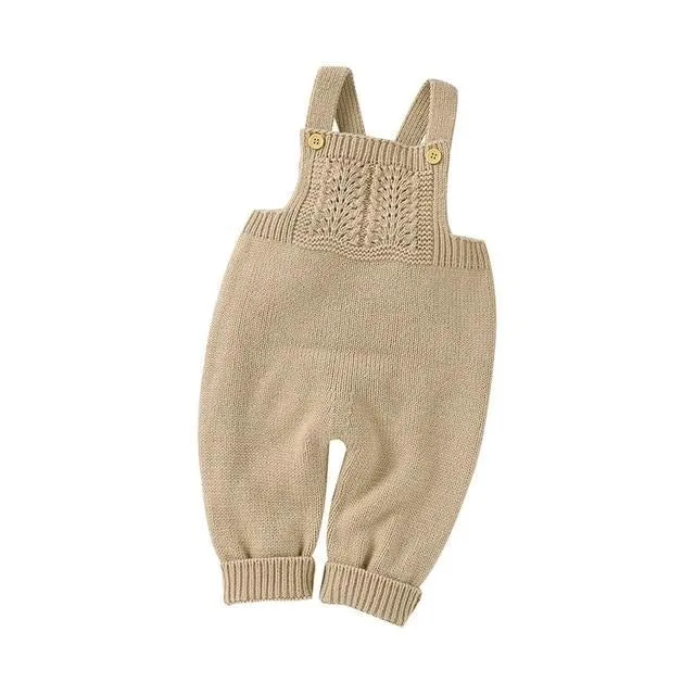 Knitted Cardigan Jumpsuit Set