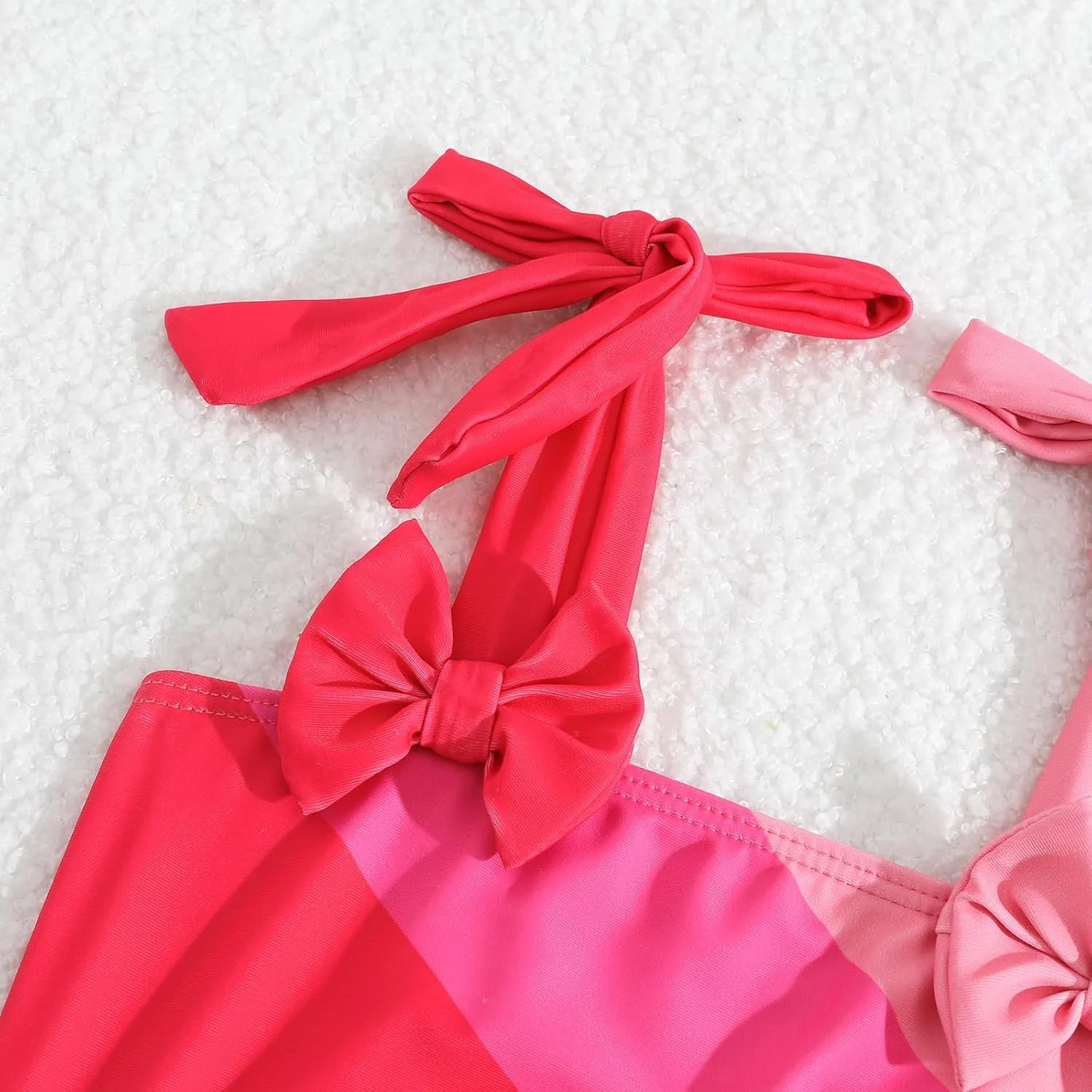 Little Girls Two Piece Bikini Set Ruffle Stripe Watermelon Summer Beach Bathing Suit Swimsuit 1-5 Years