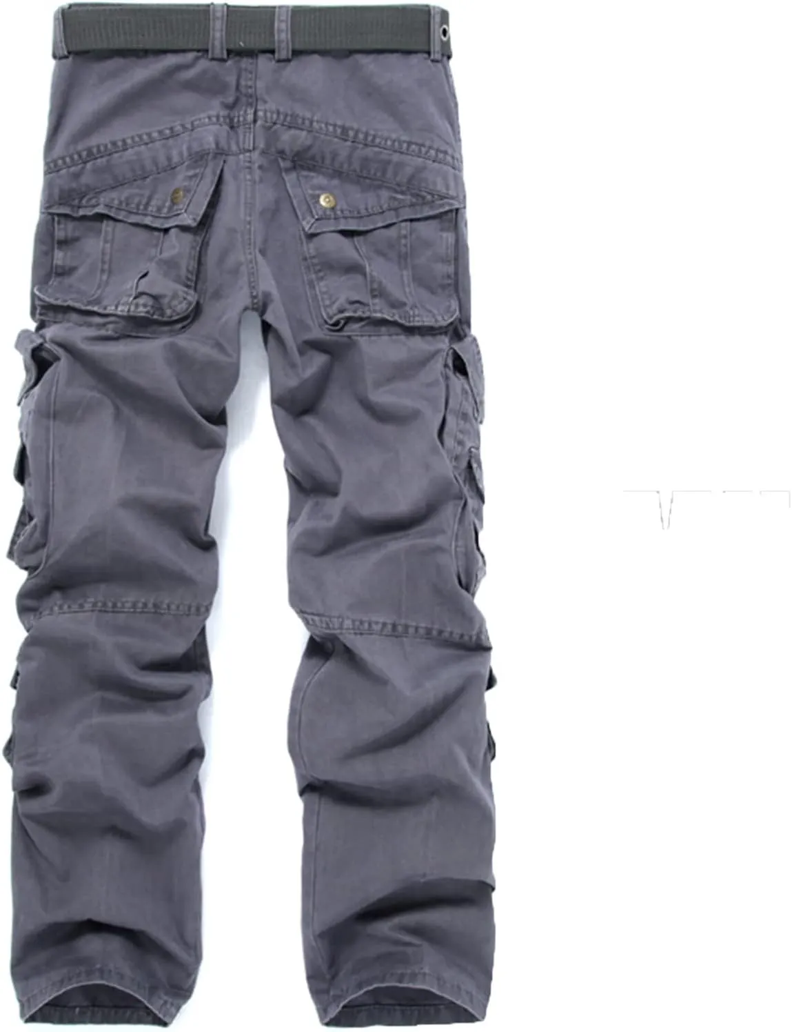Men's Casual Military Pants, Tactical Wild Army Combat ACU Rip Stop Camo Cargo Work Pants Trousers with 6 Pockets