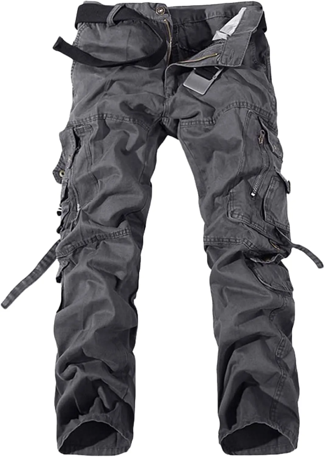 Men's Casual Military Pants, Tactical Wild Army Combat ACU Rip Stop Camo Cargo Work Pants Trousers with 6 Pockets