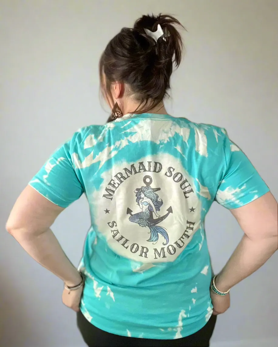 mermaid soul sailor mouth | bleached t-shirt