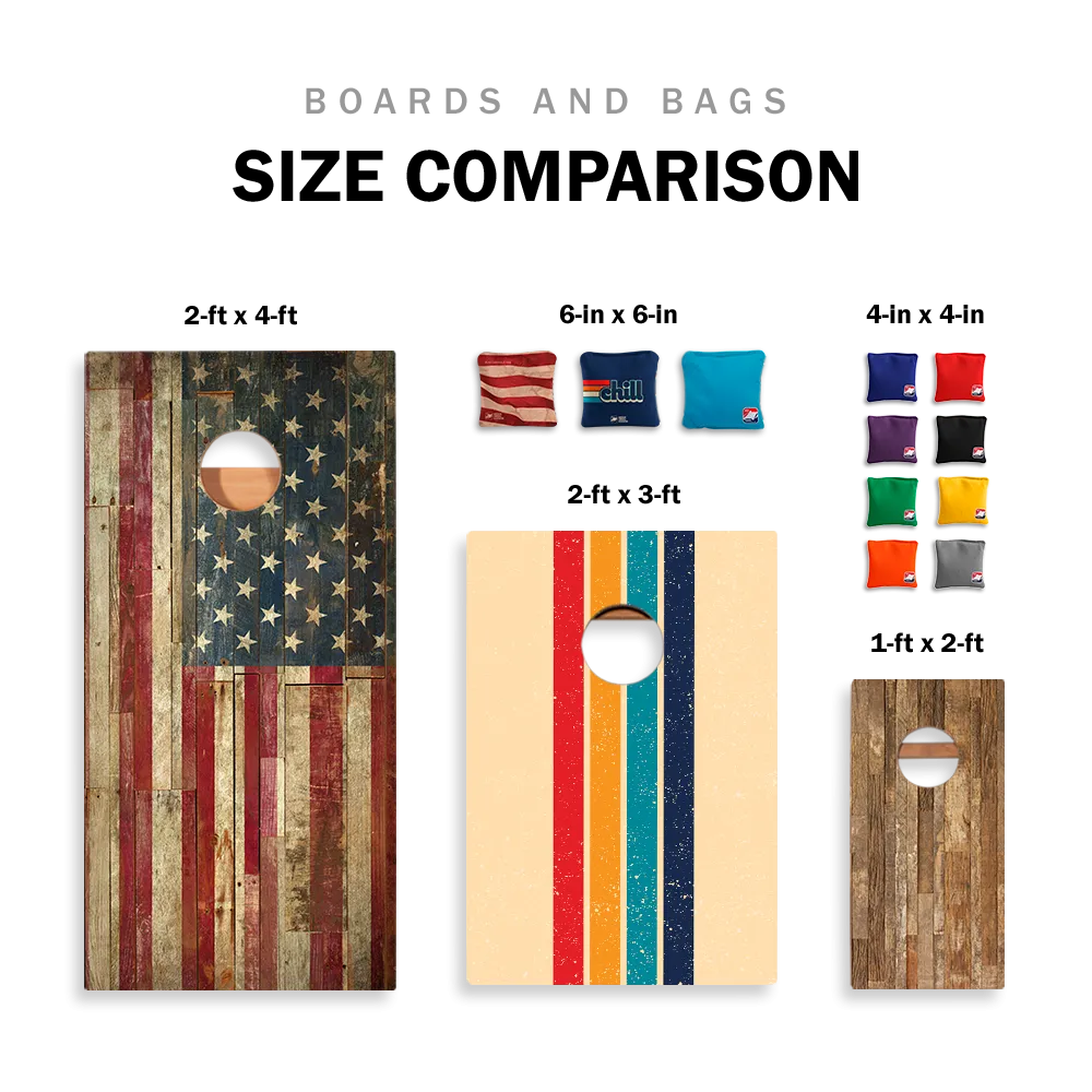 Ocean Wave Star Cornhole Boards