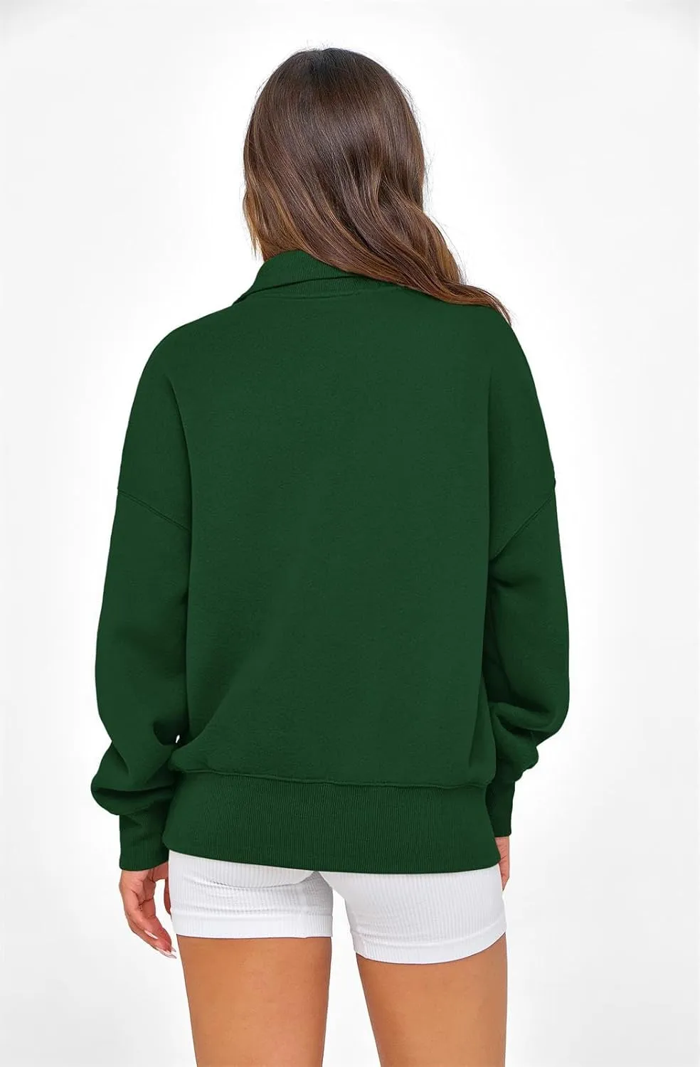 PRETTYGARDEN Womens Half Zip Sweatshirts Fleece Hoodies 2024 Trendy Long Sleeve Pullover Tops Fall Winter Outfits with Pocket