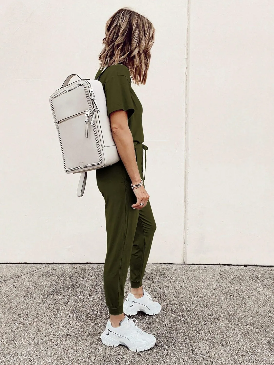 PRETTYGARDEN Women's Two Piece Lounge Sets 2025 Spring Summer Jogger Pants Vacation Outfits Travel Airplane Matching Clothes