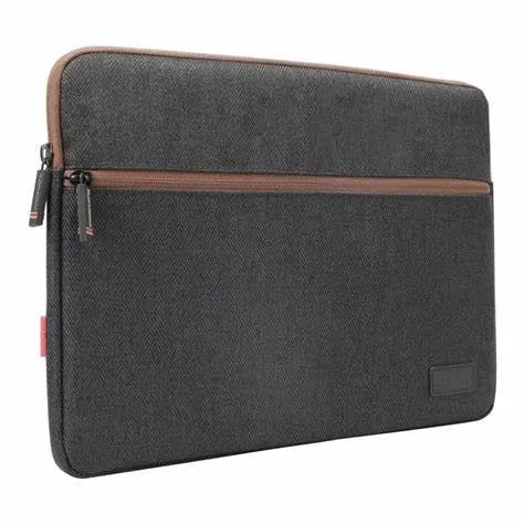Promate Portfolio-L Lightweight Laptop Sleeve With Water Repellent Protective Fabric For