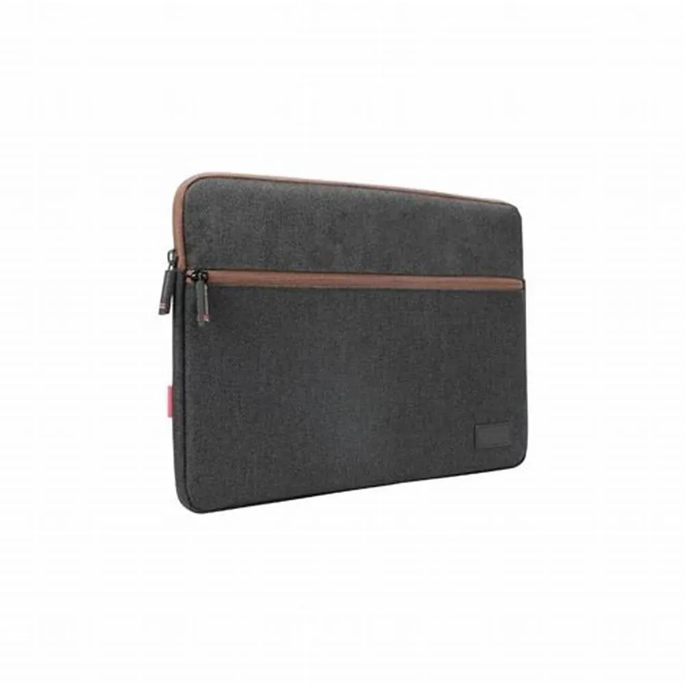 Promate Portfolio-L Lightweight Laptop Sleeve With Water Repellent Protective Fabric For