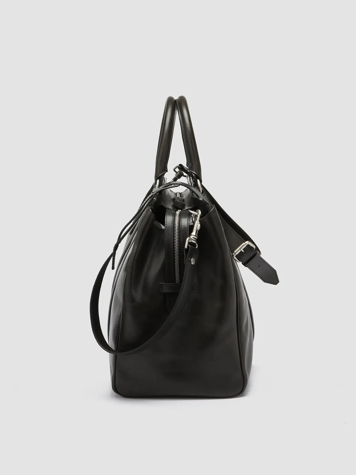 QUENTIN 009 - Grey Leather Bag