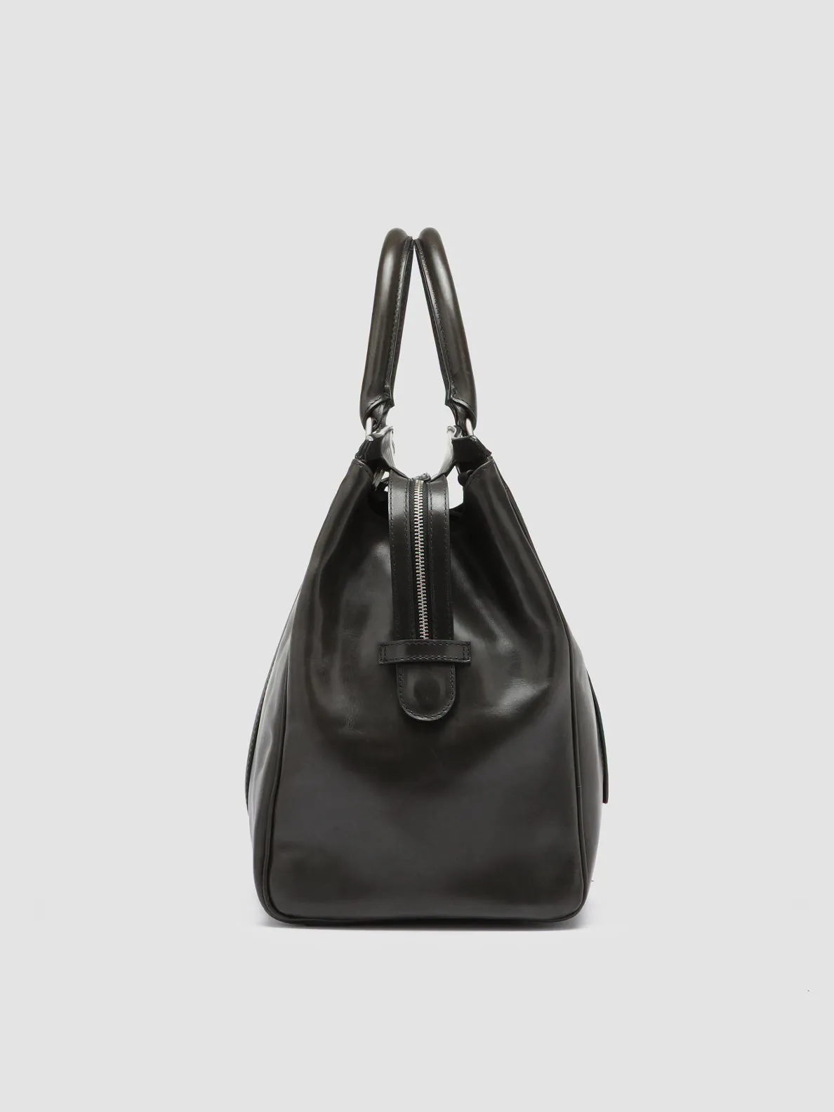 QUENTIN 009 - Grey Leather Bag
