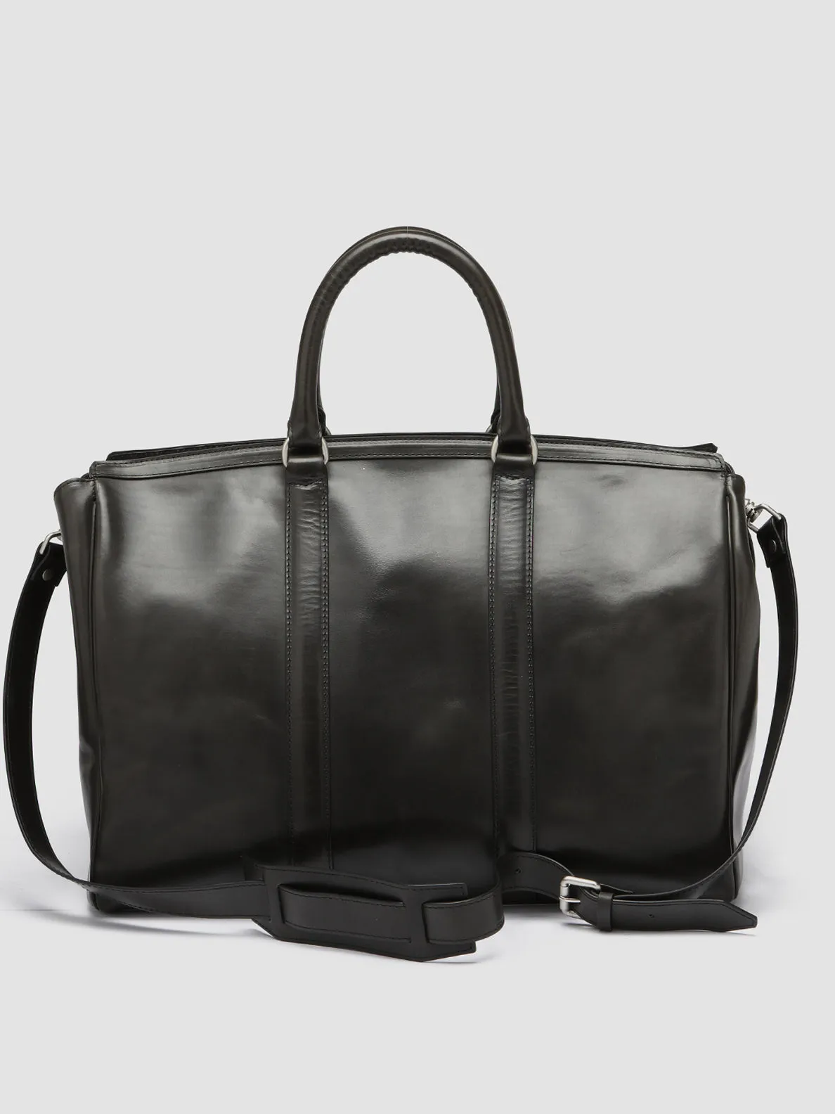QUENTIN 009 - Grey Leather Bag