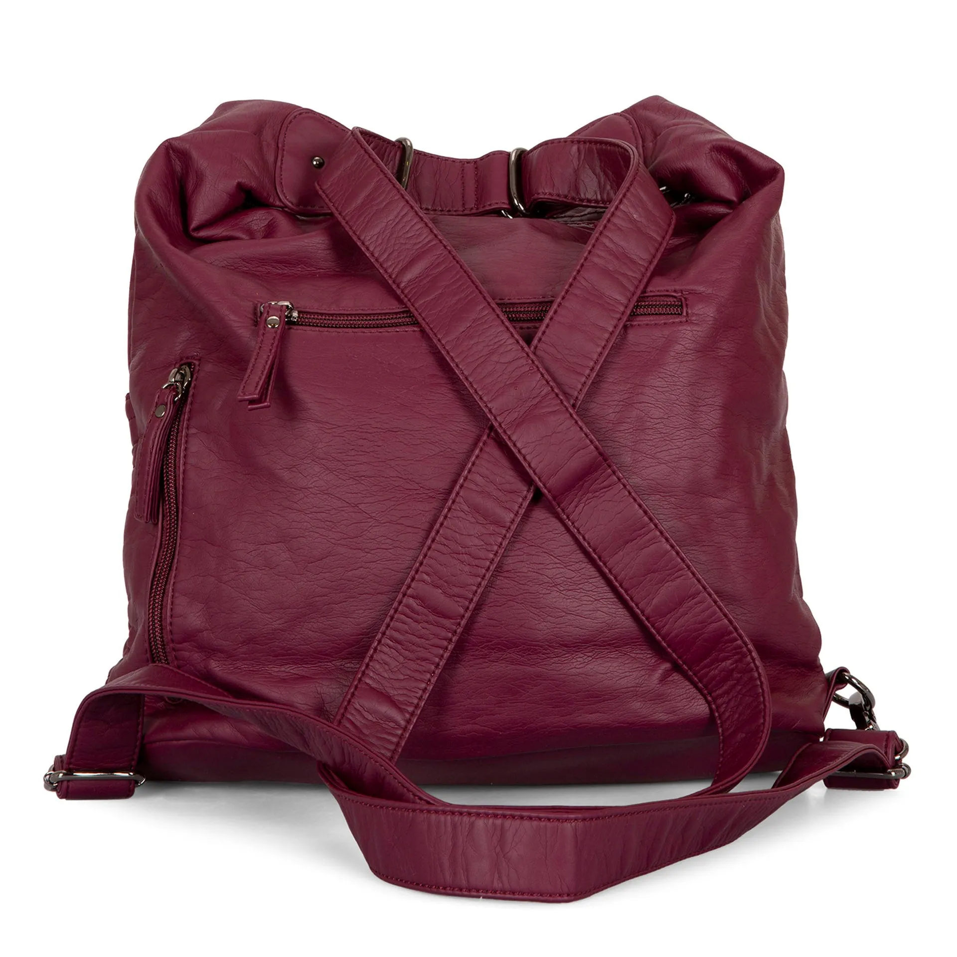 Quilted Convertible Hobo Bag
