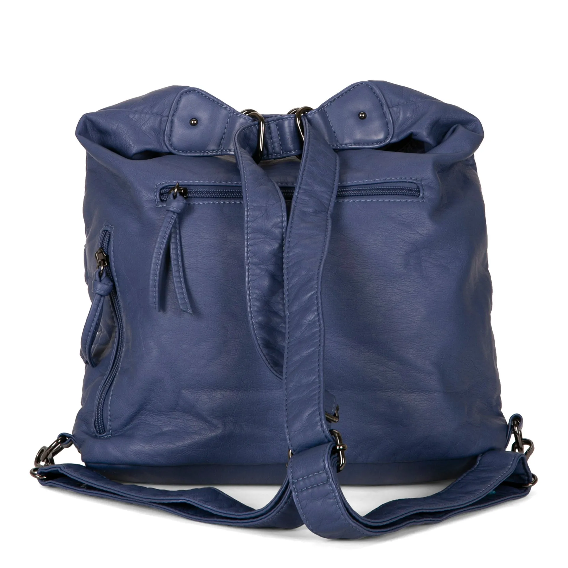 Quilted Convertible Hobo Bag