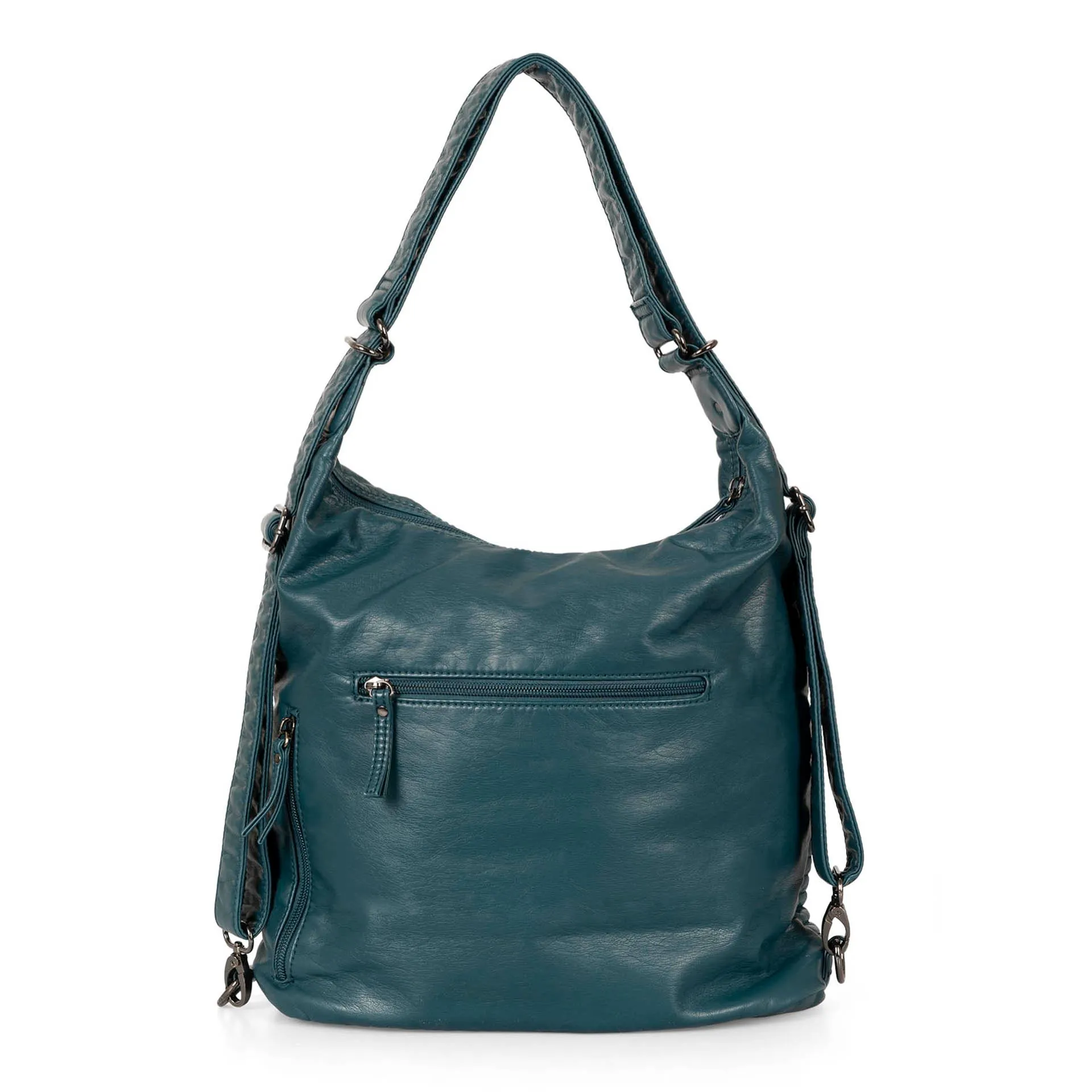 Quilted Convertible Hobo Bag