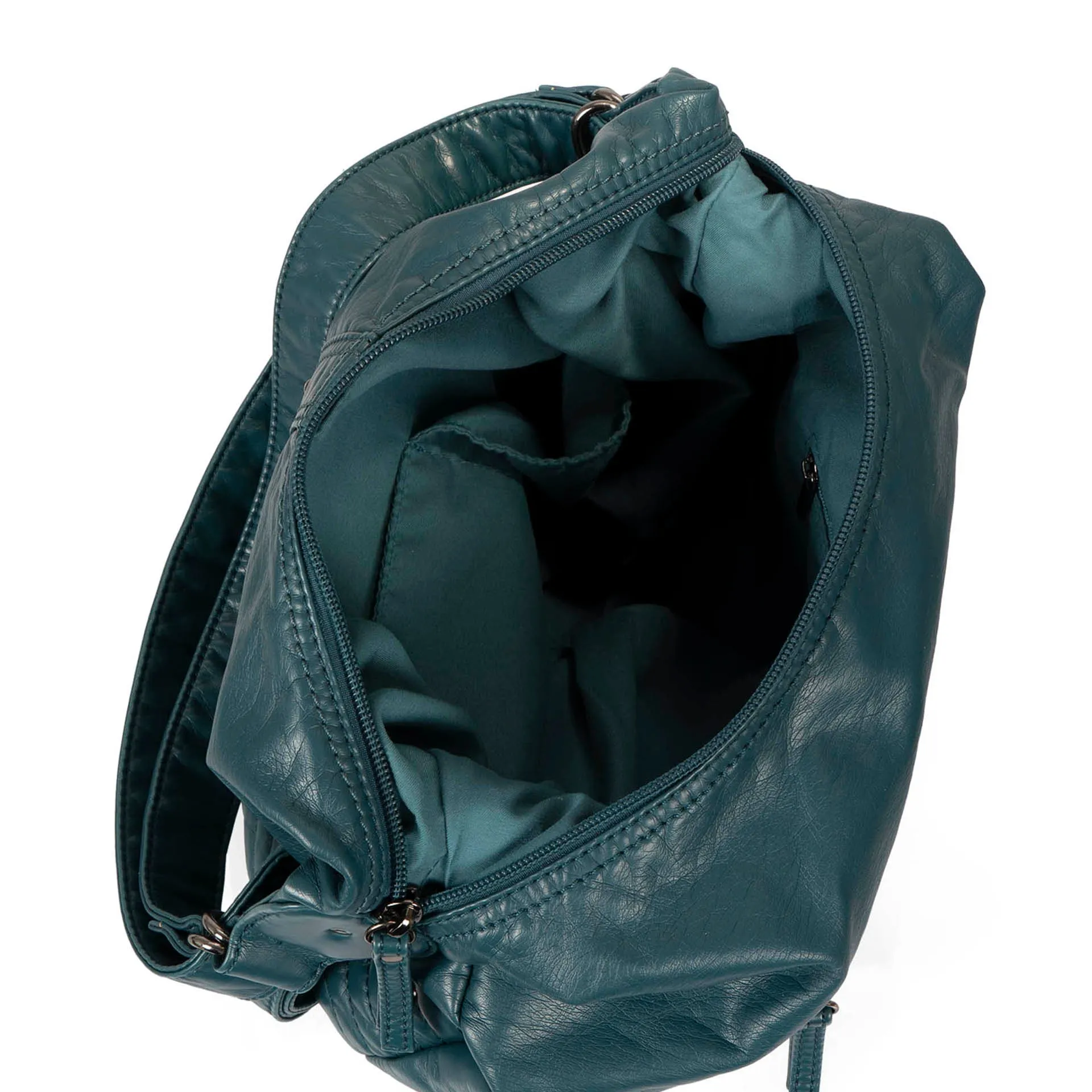 Quilted Convertible Hobo Bag