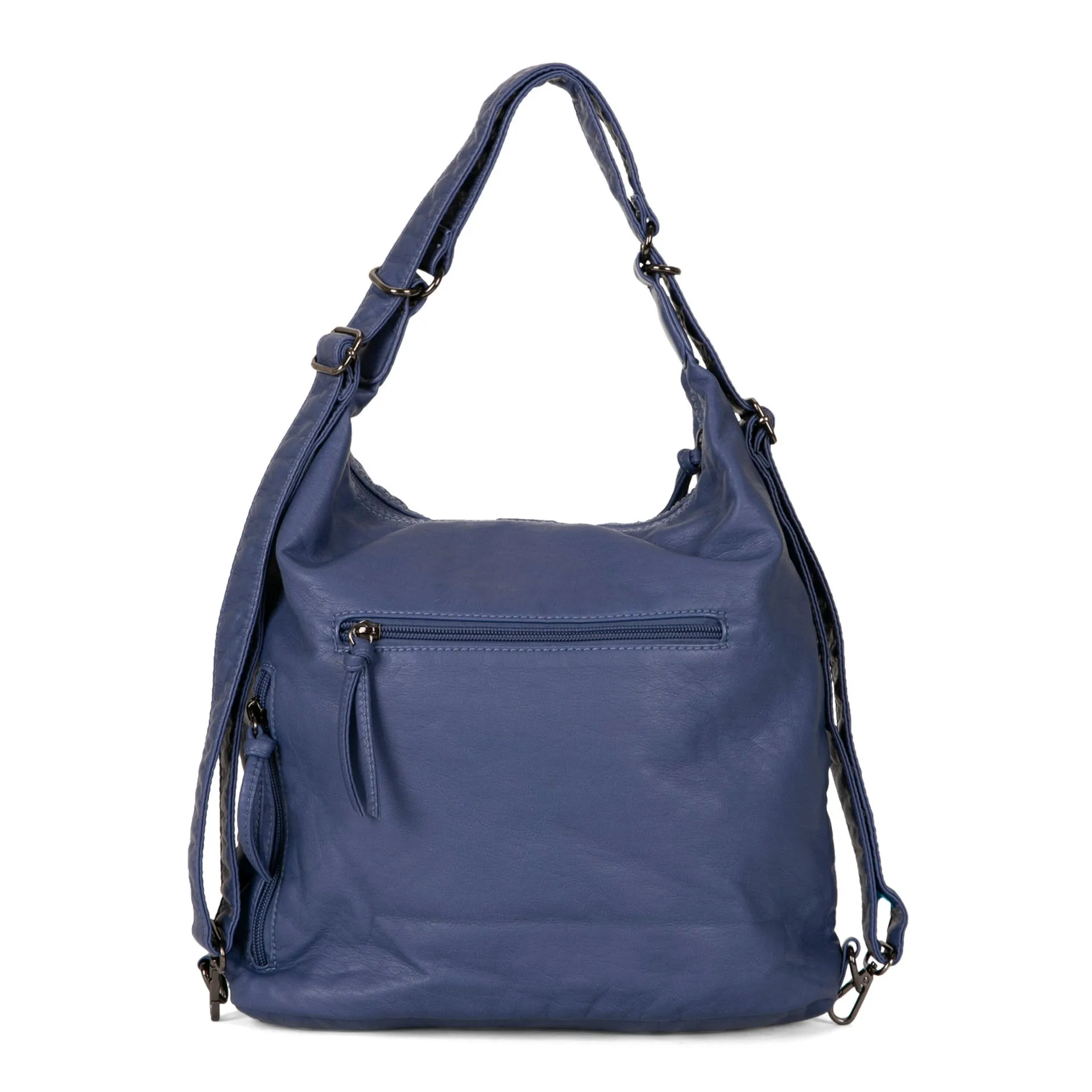 Quilted Convertible Hobo Bag