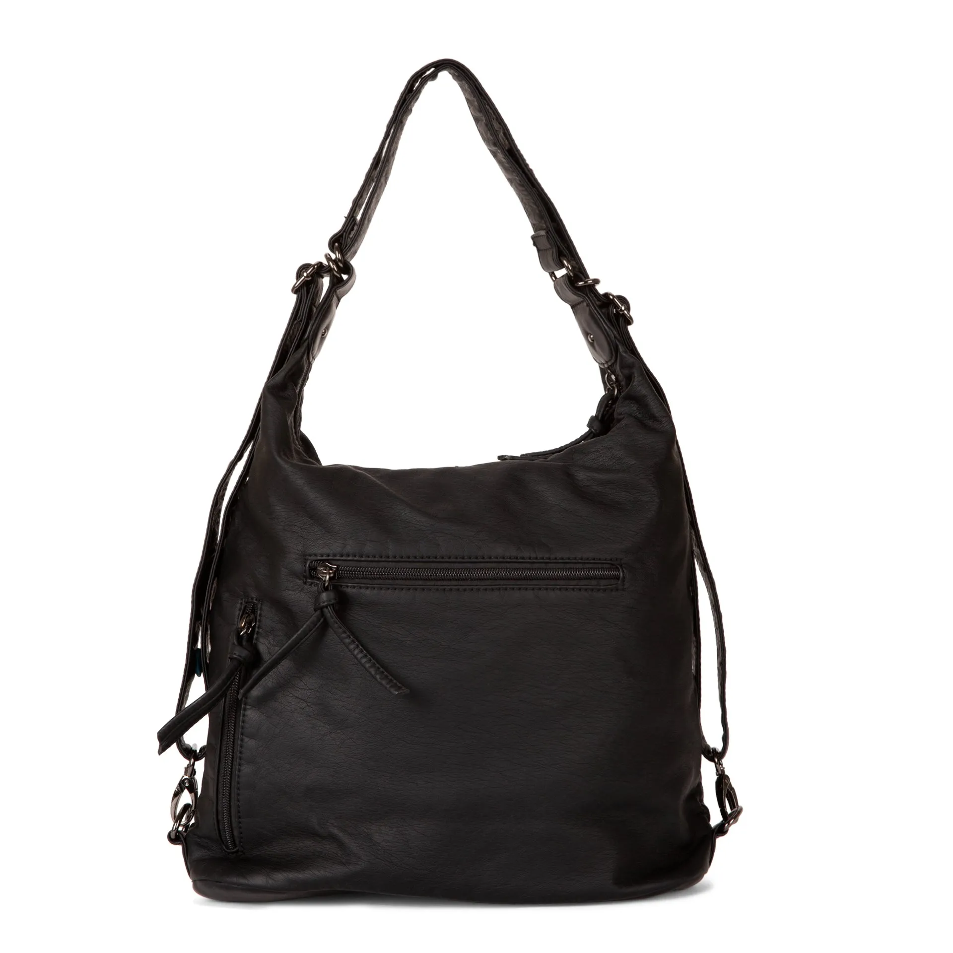 Quilted Convertible Hobo Bag