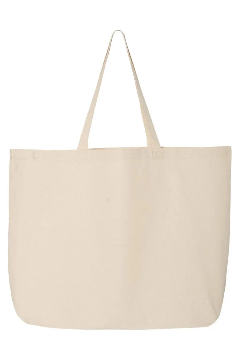 Script So Loved Canvas Jumbo Tote