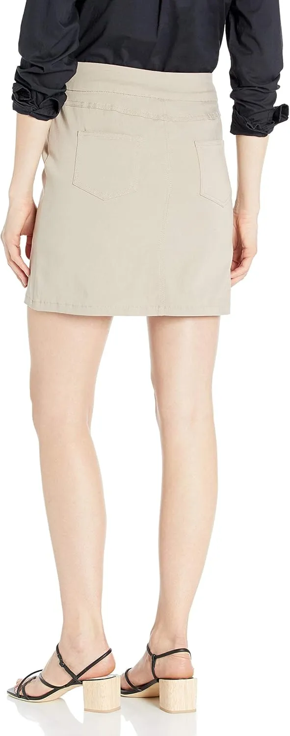 SLIM-SATION Women's Wide Band Pull on Skort