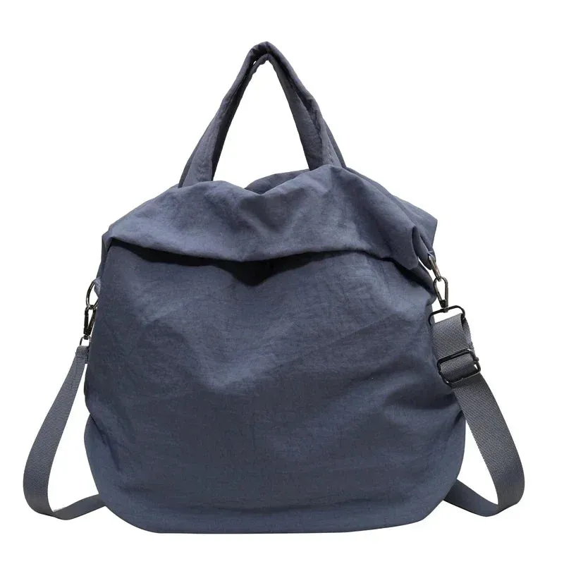 Sohiwoo Solid Color Women's Tote Bags New Hot Sale 2024 High Quality Casual Versatile Nylon Design Ladies Bags Bolsas Femininas