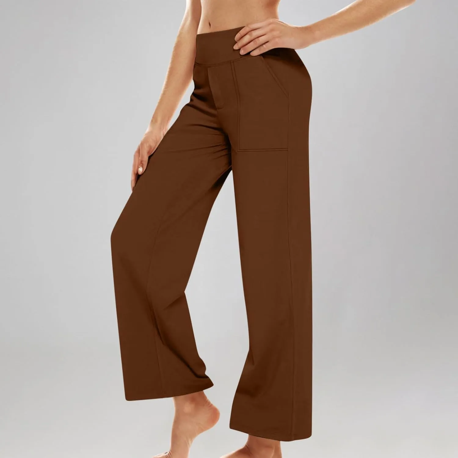 TARIENDY Yoga Pants Women 2025 Wide Leg Pants High Waist Stretch Dressy Casual Sweatpants Loose Comfy Workout Trousers