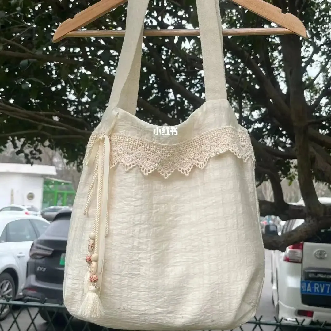 TAVIMART  -  2024 New Wrinkle Large Capacity One Shoulder Commuter Bag Japanese Instagram Versatile Girl Tote Bags