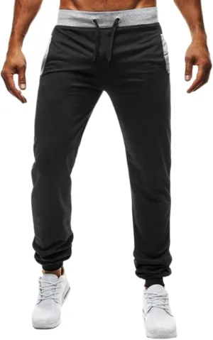 Thatrich Joggers for Men Straight Leg Stretch Pants Slim Fit Workout Sweatpants Outdoor Trouser Sports Active Running Outfits