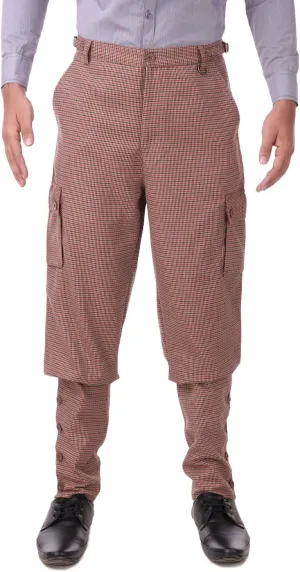 ThePirateDressing Steampunk Victorian Cosplay Costume Mens Airship Pants Trousers