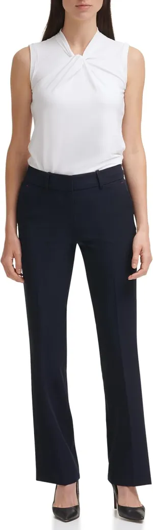 Tommy Hilfiger Solid Sutton Boot Leg Trousers