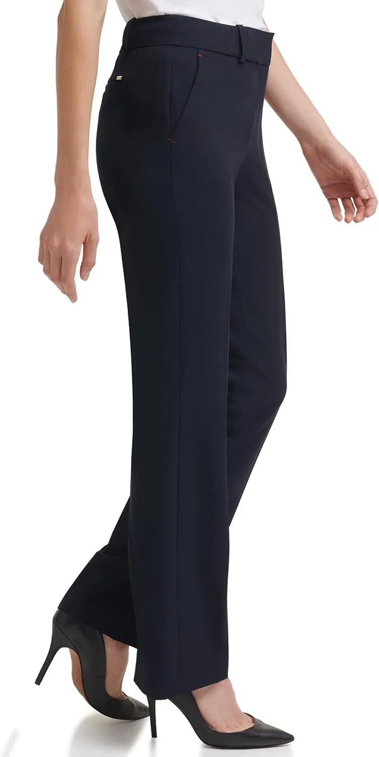 Tommy Hilfiger Solid Sutton Boot Leg Trousers