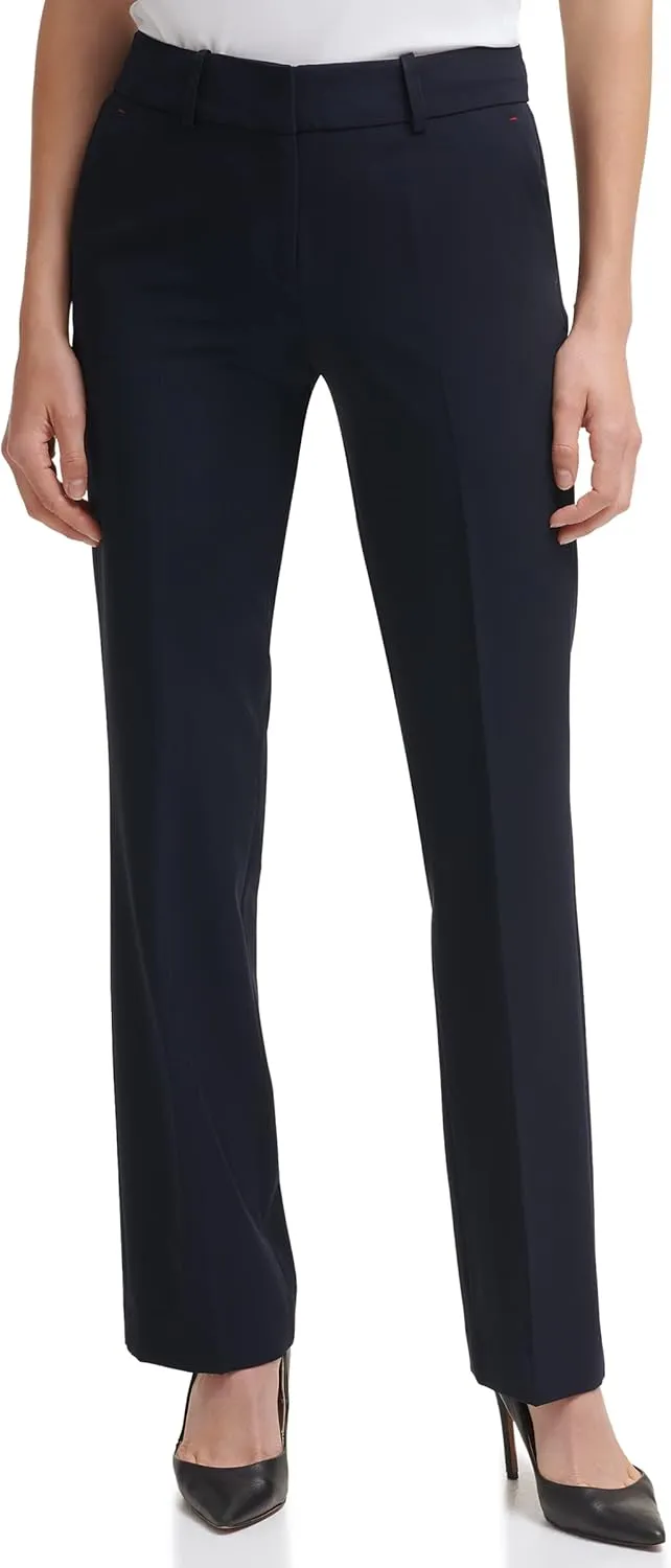 Tommy Hilfiger Solid Sutton Boot Leg Trousers
