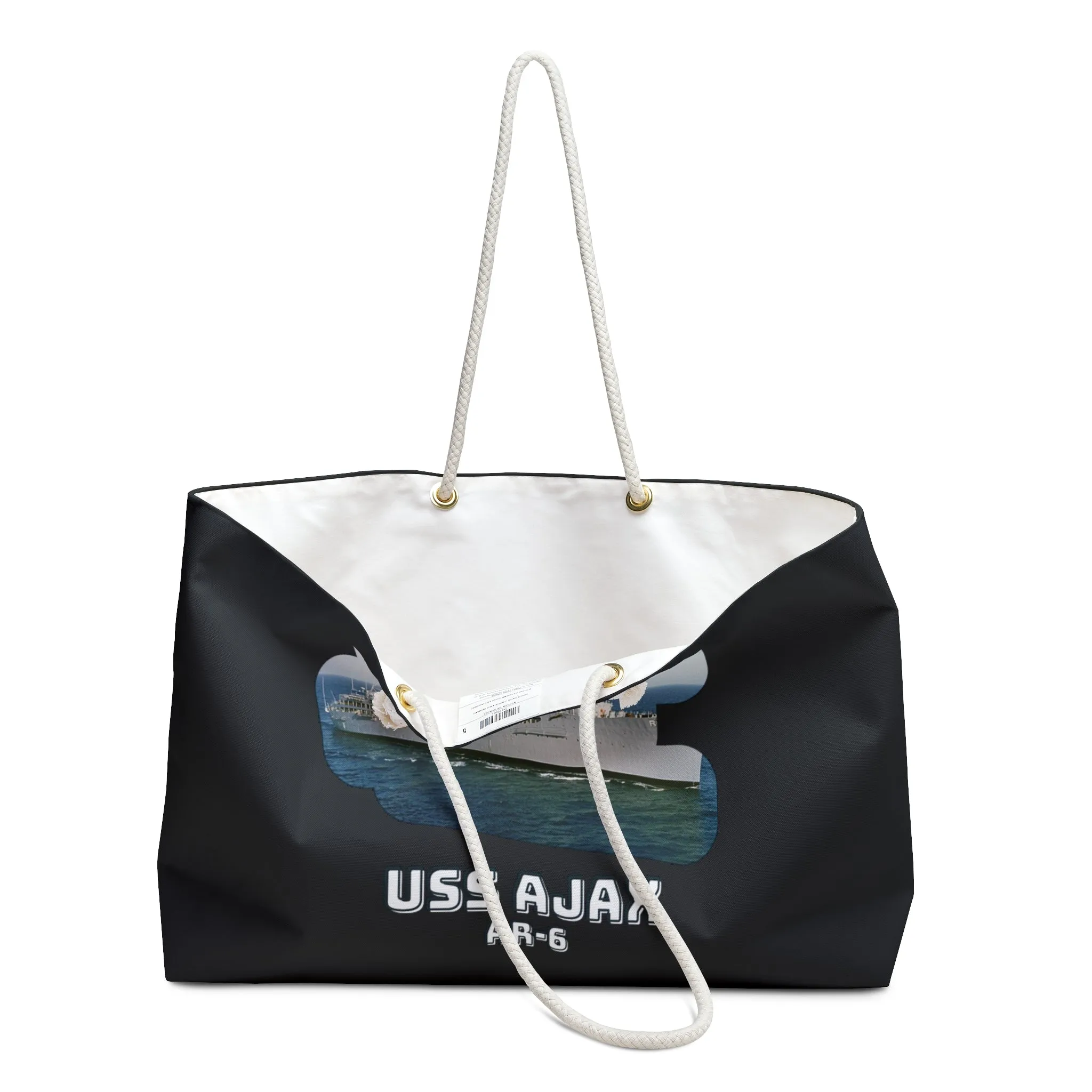 USS Ajax AR-6 United States Ship POD Weekender Bag
