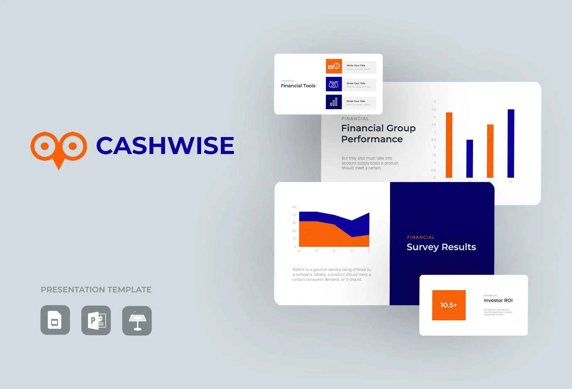 WAVES Finance Presentation Templates Bundle