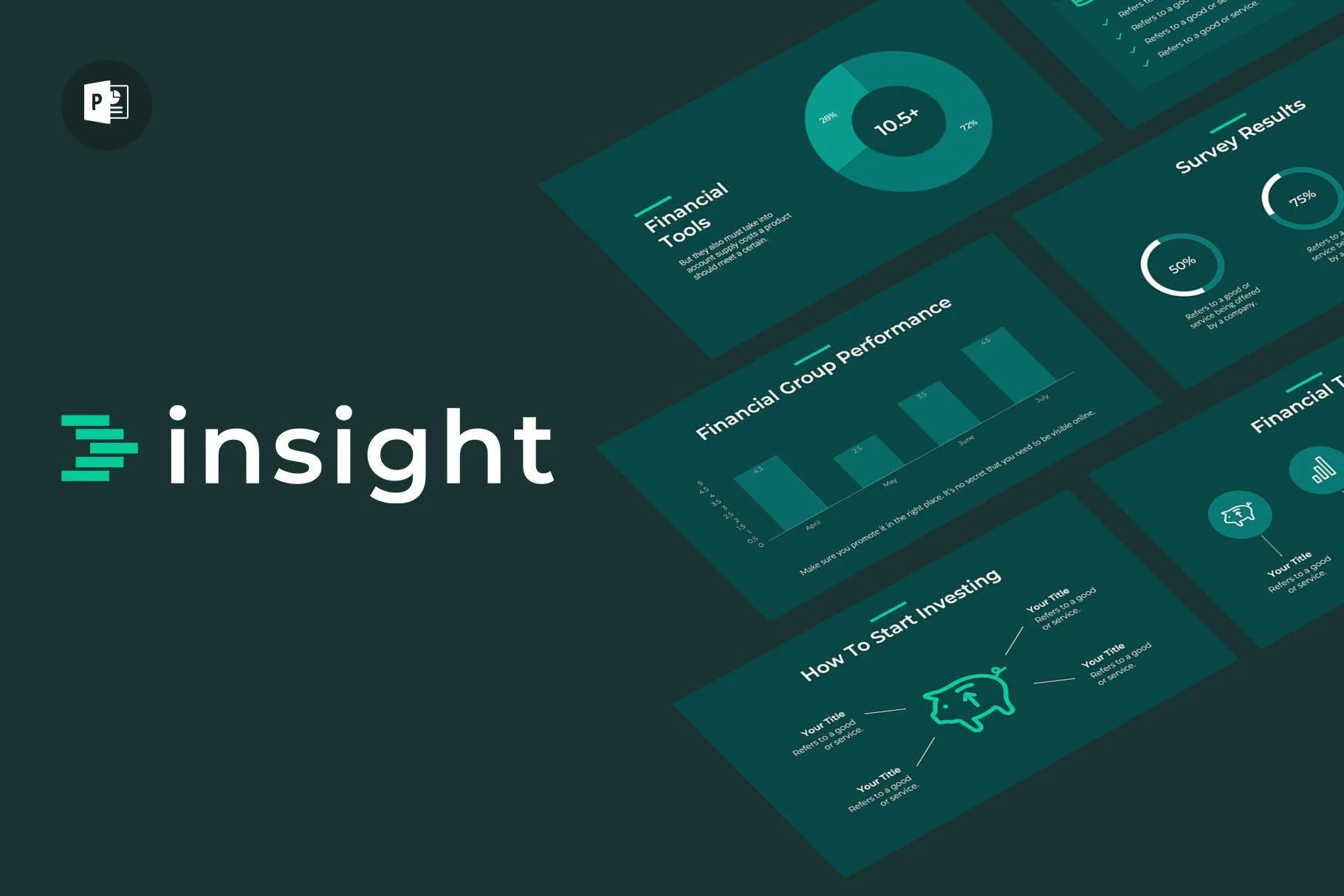 WAVES Finance Presentation Templates Bundle