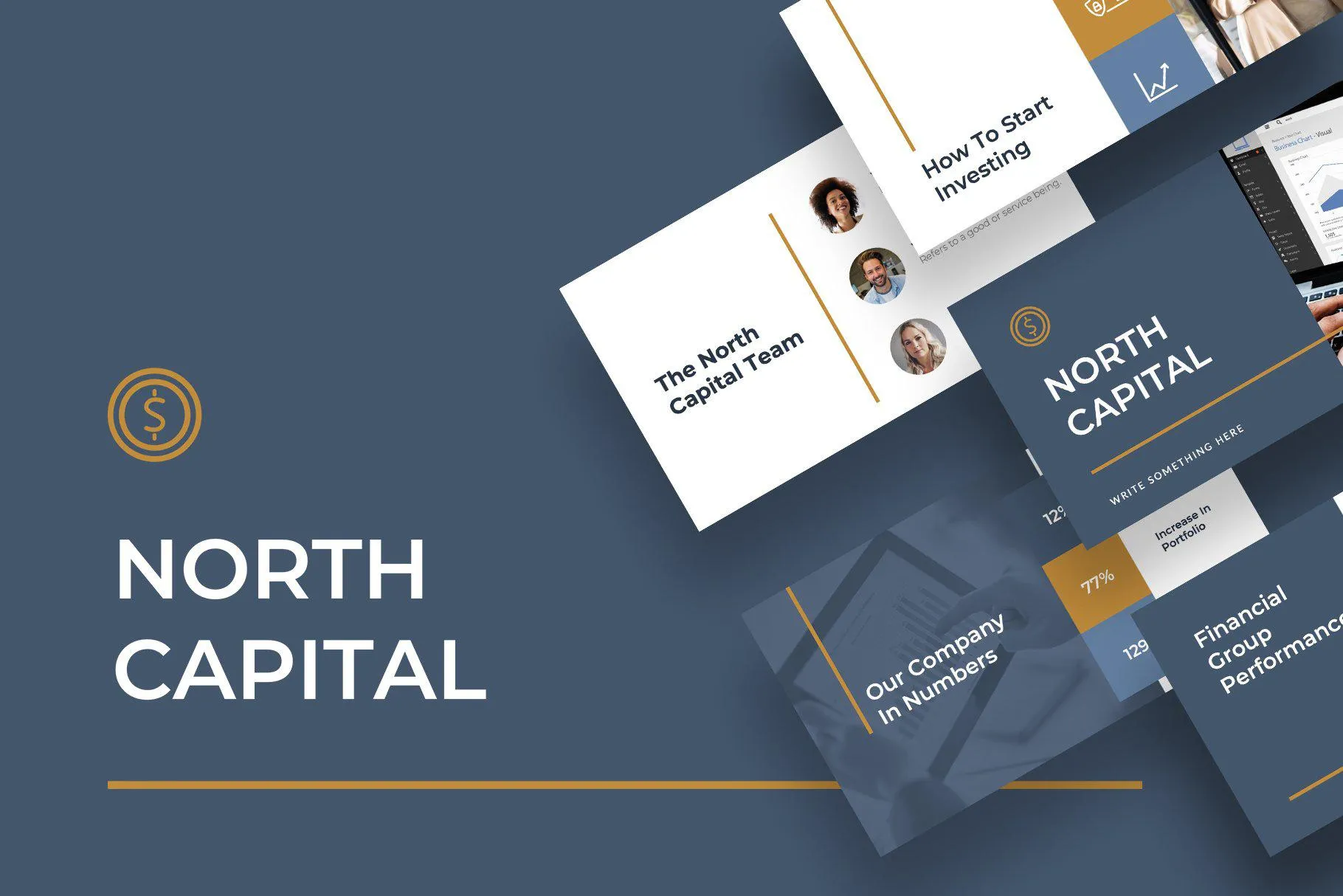 WAVES Finance Presentation Templates Bundle