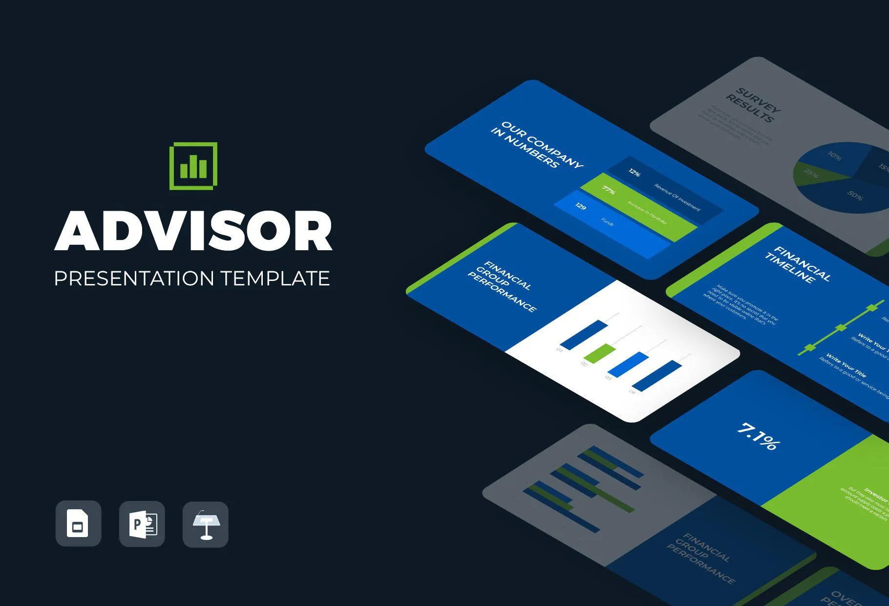 WAVES Finance Presentation Templates Bundle